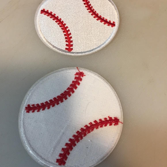 5/$25 brand new, 2 sew on baseball patches, as seen in pic - Picture 4 of 5